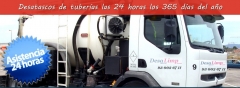 Urgencias desatascos y limpieza tuberias en menos 1 hora