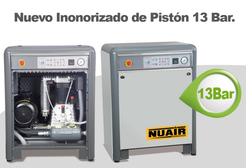 compresores de piston 13 bar Insonorizados