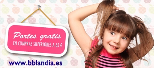 Portes gratis en pedidos a partir de 65EUR ¡no te lo pierdas!