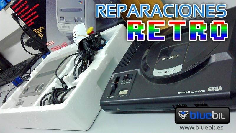 Reparacin de consolas retro. Megadrive, Supernintendo, Atari, Sega, Pong, Playstation, NES, Coleco
