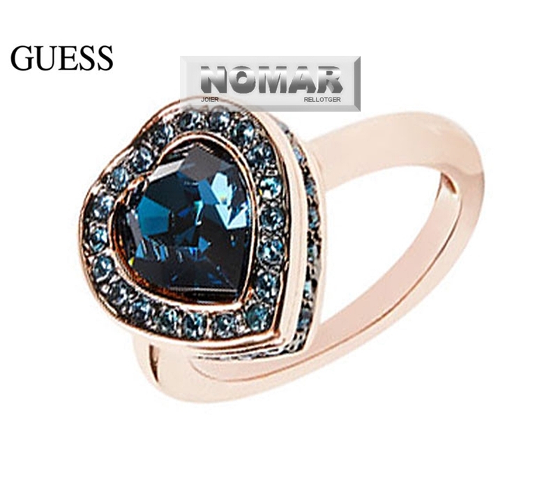 Anillo Guess de mujer corazn swarovski