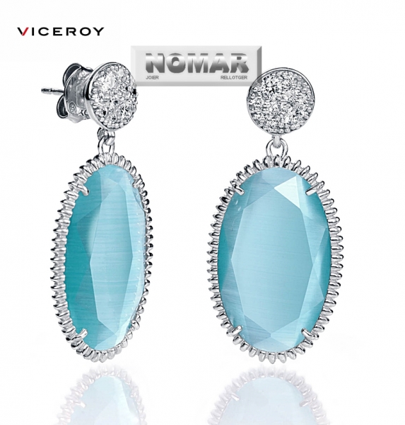 Pendientes Viceroy de mujer gema y plata de ley 925