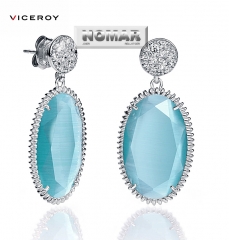 Pendientes viceroy de mujer gema y plata de ley 925