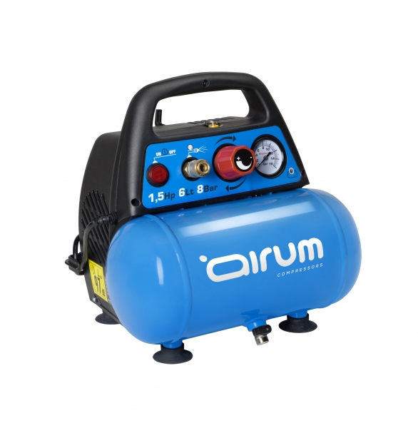 compresor portatil 1.5hp 6ts gama Airum de Nuair