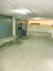 Limpieza de garajes, nuestra mejor maquinaria puesta al servico de nuestros clientes