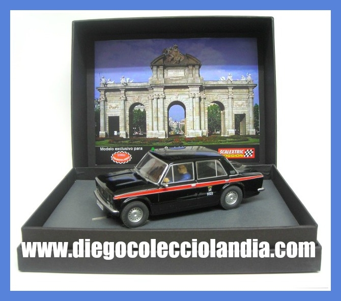 Seat 1430 Taxi Madrid Scalextric . www.diegocolecciolandia.com . Taxi Madrid Scalextric Seat 1430