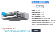 Mitsubishi sezs-kd71va climaguadalentin