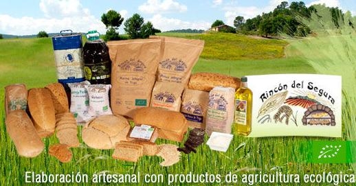 productos del rincón del Segura (pan, harinas, granos, azúcar, etc. )