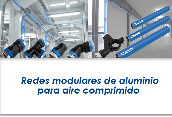 redes modulares de aluminio para aire comprimido instalaciones de aire