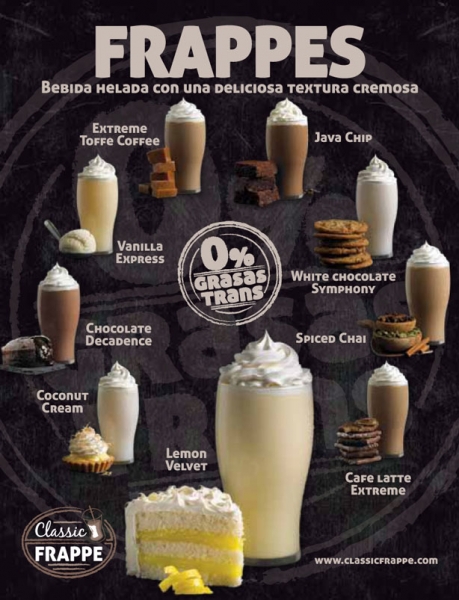 Frappes 0% grasas trans