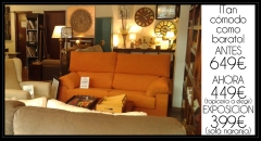 Sofa en oferta en nuestra tienda de madrid, en el barrio de chamberi gran oportunidad
