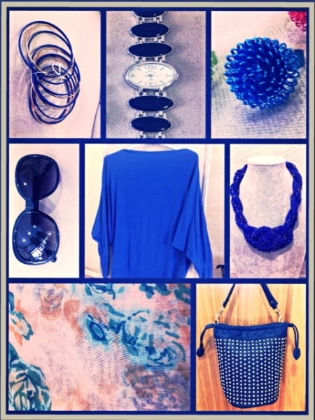 Add a pop of blue MODA AZUL