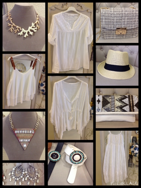 Add a pop of white MODA BLANCA