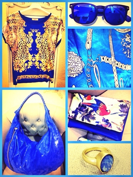 Add a pop of blue MODA AZUL