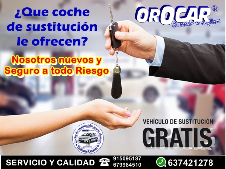 Talleres Orocar, Servicio Auto-Puerta a Puerta, Coche de Sustitucin Gratis, Revisiones y Mantenimie