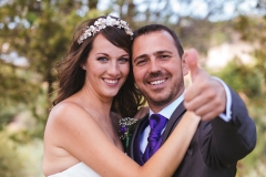 Novios felices