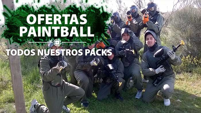 Evasion Paintball Madrid. Paintball desde 15 EUR en Madrid. Paintball para fiestas de cumpleaos