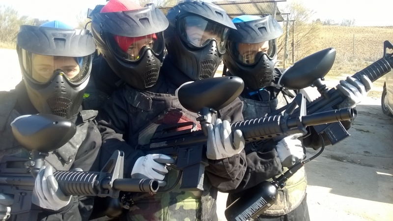 Evasion Paintball Madrid. Paintball desde 15 EUR en Madrid. Paintball para fiestas de cumpleaos