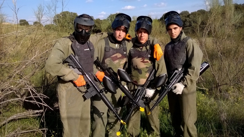 Evasion Paintball Madrid. Paintball desde 15 EUR en Madrid. Paintball para fiestas de cumpleaos