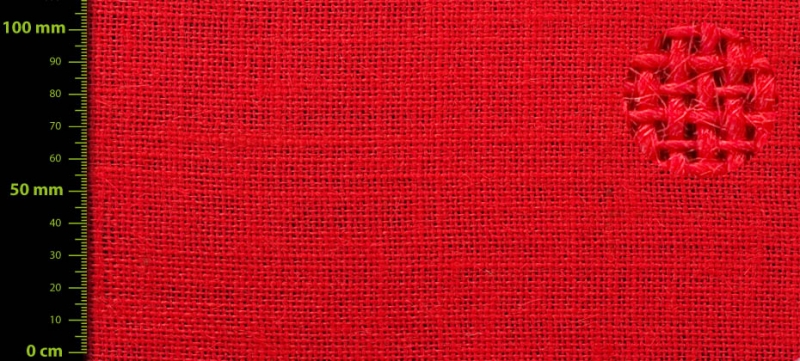 Tejido de yute 280 gr/m2 - Rojo