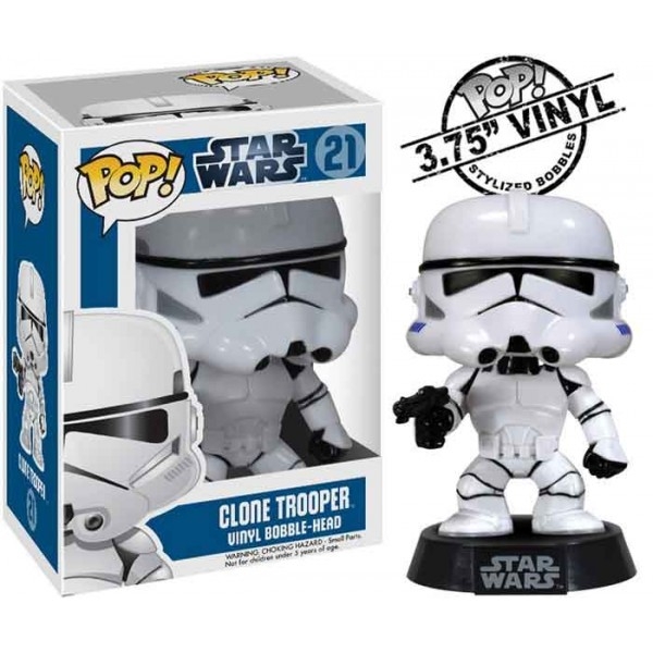 Cabezón POP! Vinyl Clone Trooper 10 cm