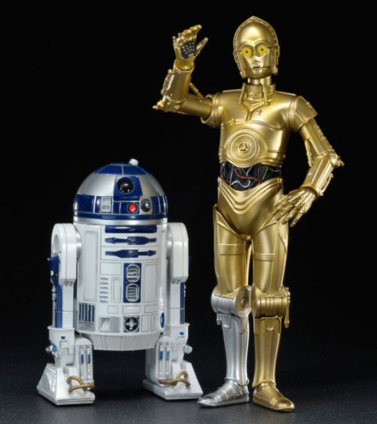 Pack 2 Estatuas ARTFX+ C-3PO & R2-D2 10 y 17 cm