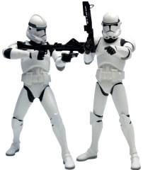 Pack de 2 estatuas artfx+ clonetrooper 18 cm