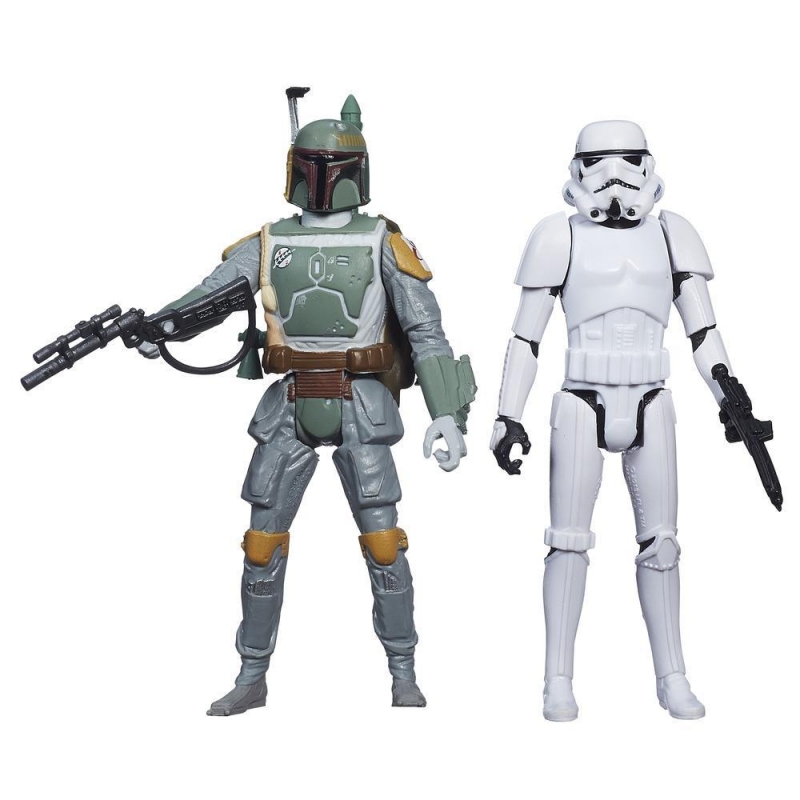 Figuras Boba Fett & Stormtrooper (Episodio V) 10 cm