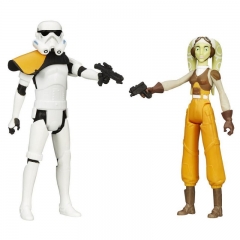 Figuras hera & comandante stormtrooper (rebels) 10 cm