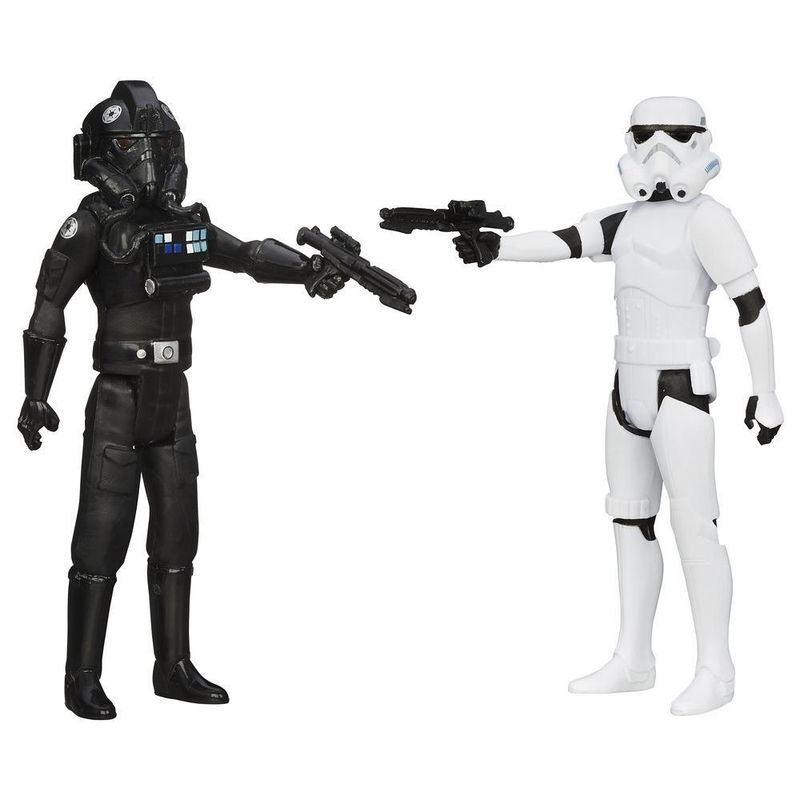 Figuras Stormtrooper & Piloto TIE (Rebels) 10 cm