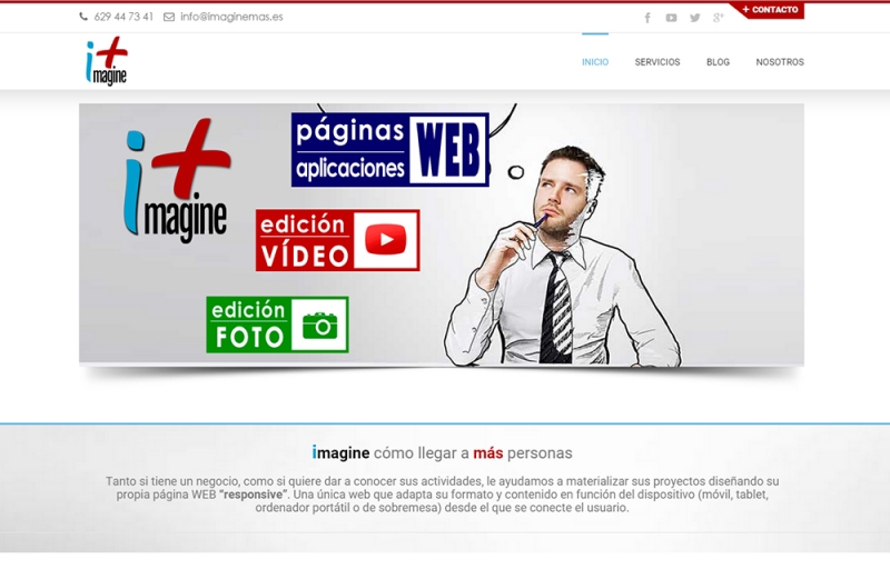 Web empresa Imaginemas