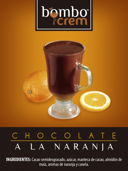 chocolate a la taza naranja sobre 30gr