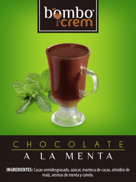 chocolate a la taza menta sobre 30gr