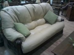 15- sofa crema 3+1+1