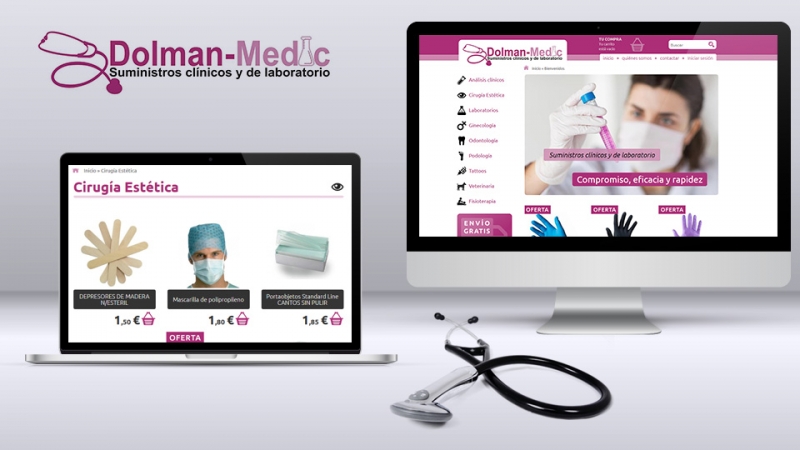 Diseño web de Dolman Medic