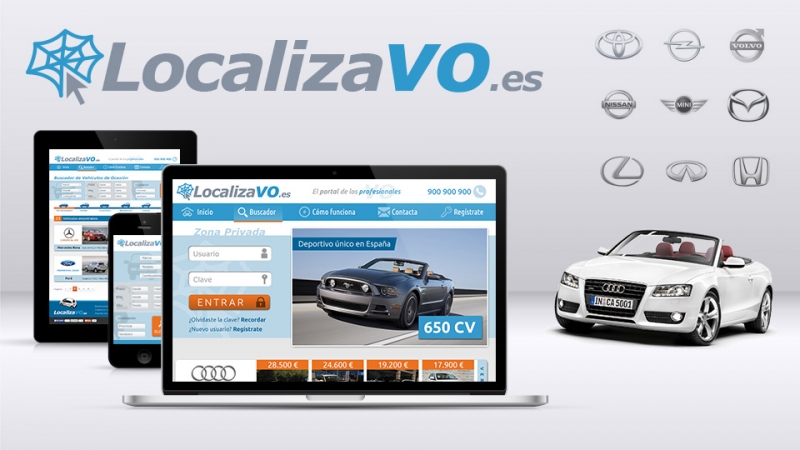 Diseño web de LocalizaVO.es