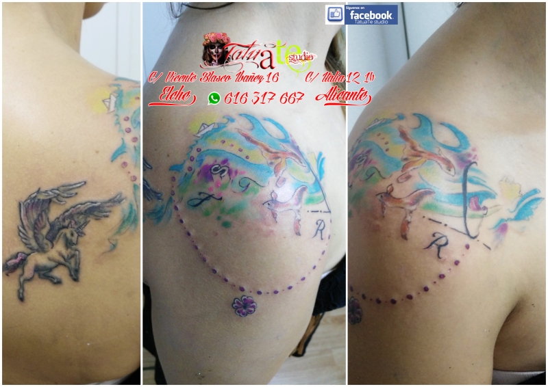 TatuaTe studio acuarela watercolour