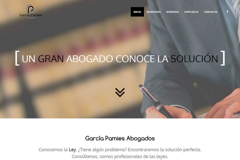 Web de Garca Pamies Abogados