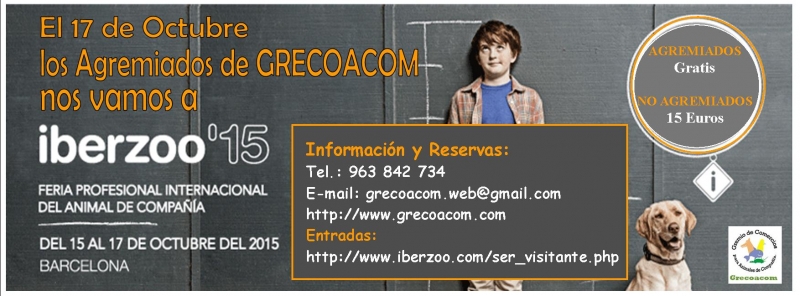 Visita a iberzoo de socios GRECOACOM