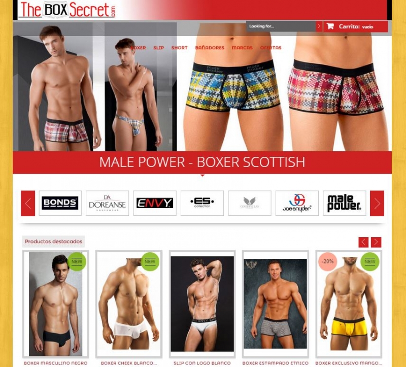 Ropa interior masculina: www.TheBoxSecret.com