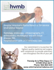 Hospital veterinario marina baixa is a full-service small animal hospital