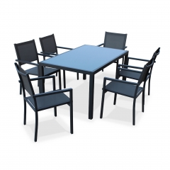 Capua conjunto mesa y sillas