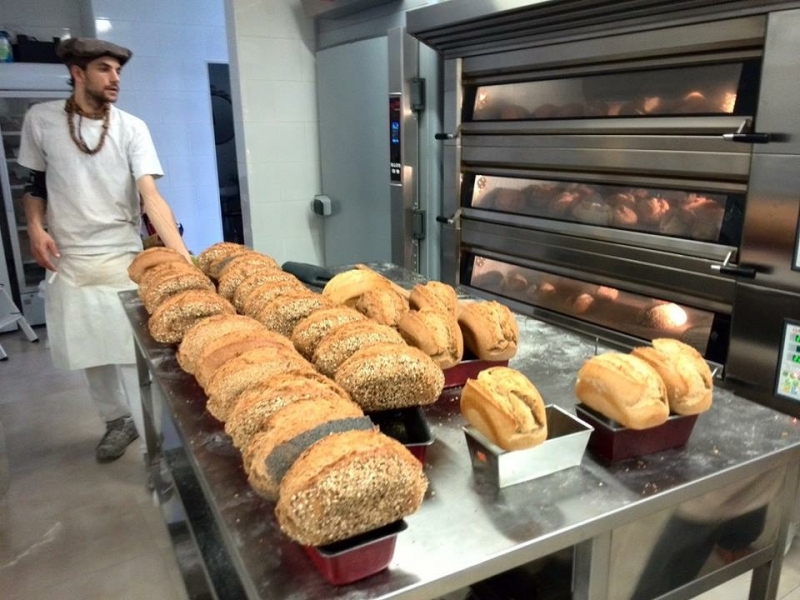 HORNO DE PANADERIA cobamaq, solera refractaria