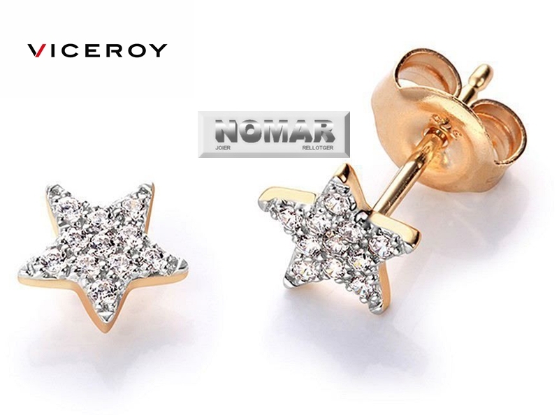 Pendientes Viceroy Mujer Oro 9Kts