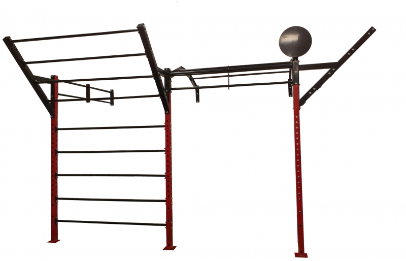 Box CrossFit & Functional Estructura a pared, con accesorios