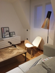 Diseno de interiores y obra de atico en c/jardines de gernika, bilbao
