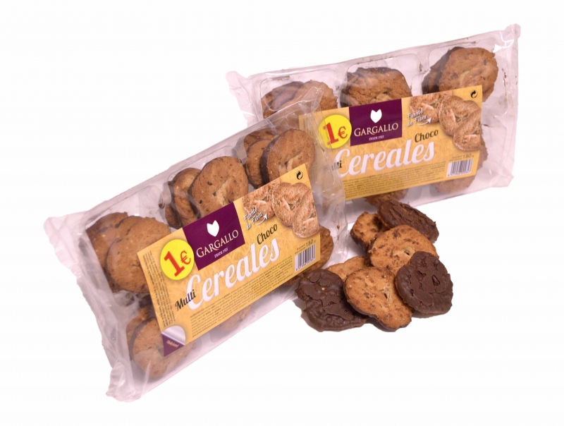 Galletas multicereales choco 180 gr.