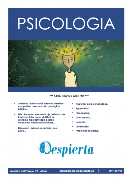 Ofrecemos servicio de psicologa para nios y adultos. Especialistas en TDAH, TEA, otros trastornos.