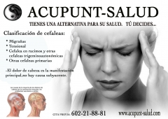 Si padeces cefaleas  tienes una alternativa para su salud ,acupuntura sin dolor llama e informate
