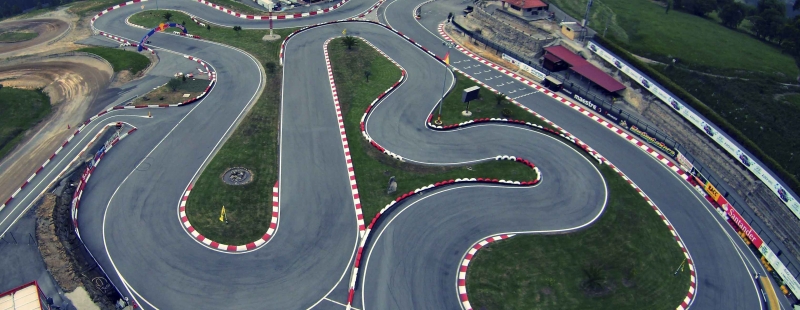 Circuito de Dani Sordo, en Cantabria, tomado por Volando con Drones